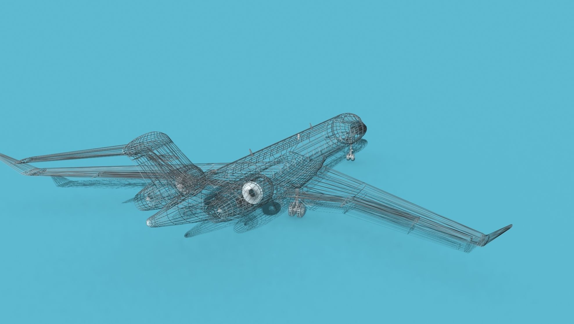 Bombardier Global 7000 V05 3D model_14