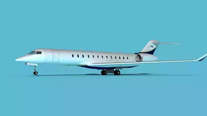 Bombardier Global 7000 V05 3D model Bombardier Global 7000 V05 3D model