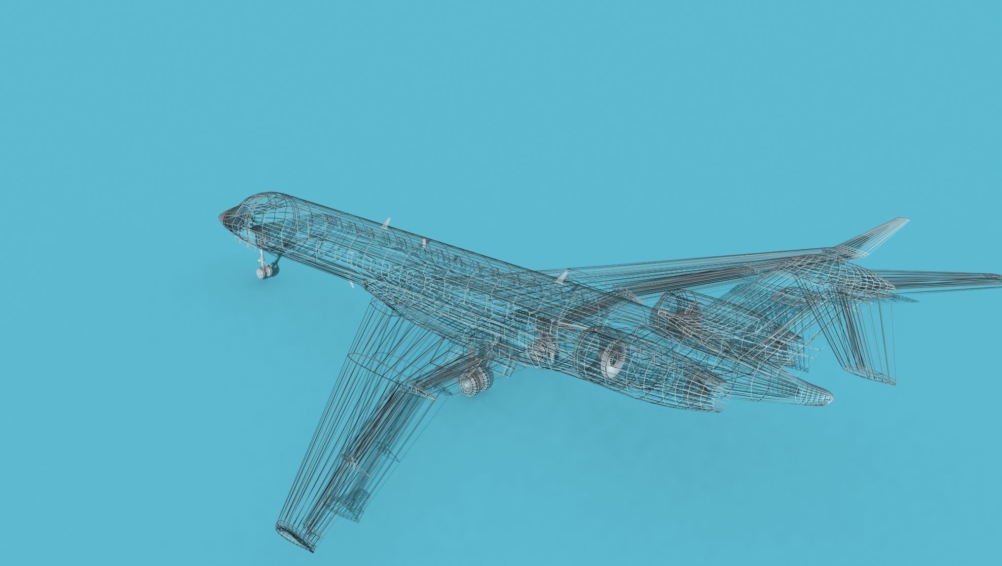 Bombardier Global 7000 V05 3D model_15