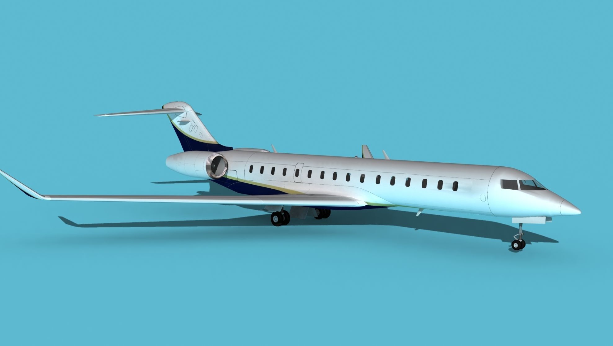 Bombardier Global 7000 V05 3D model_3
