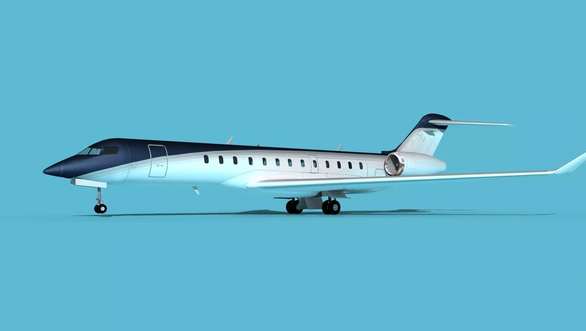 Bombardier Global 7000 V07 3D model_0