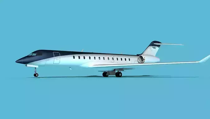 Bombardier Global 7000 V07 3D model