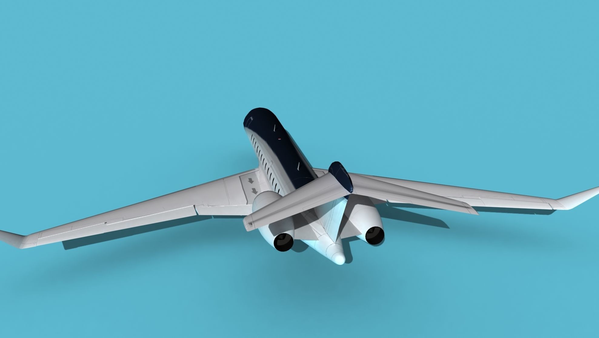 Bombardier Global 7000 V07 3D model_7