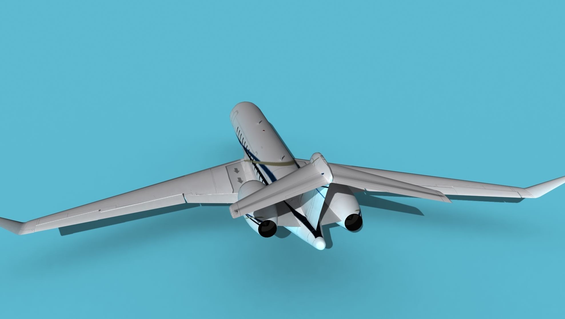 Bombardier Global 7000 V11 3D model_7