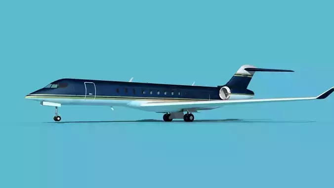 Bombardier Global 7000 V13 3D model