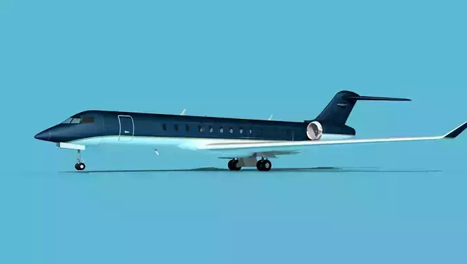 Bombardier Global 7000 V15 3D model