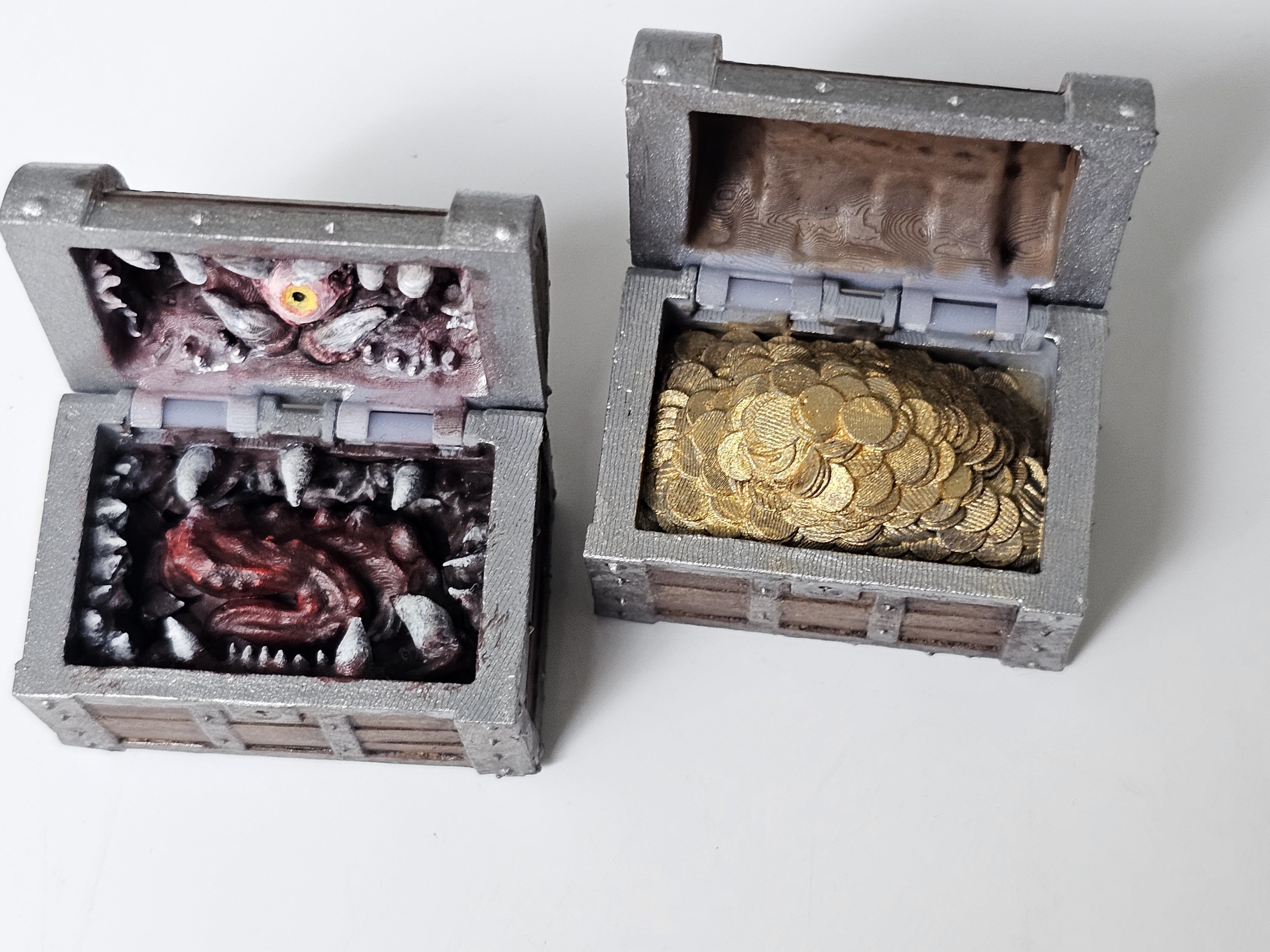 Mimic Treasure chests 3D print model_9