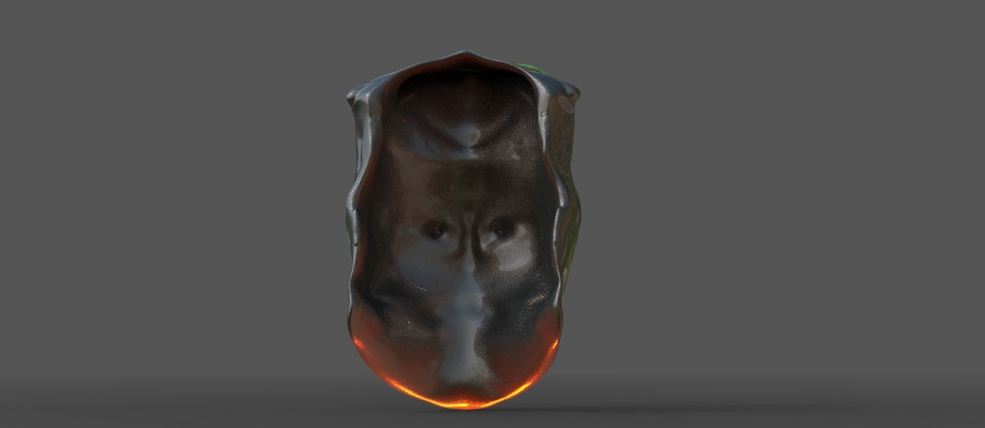 African mask 1 3D model_1