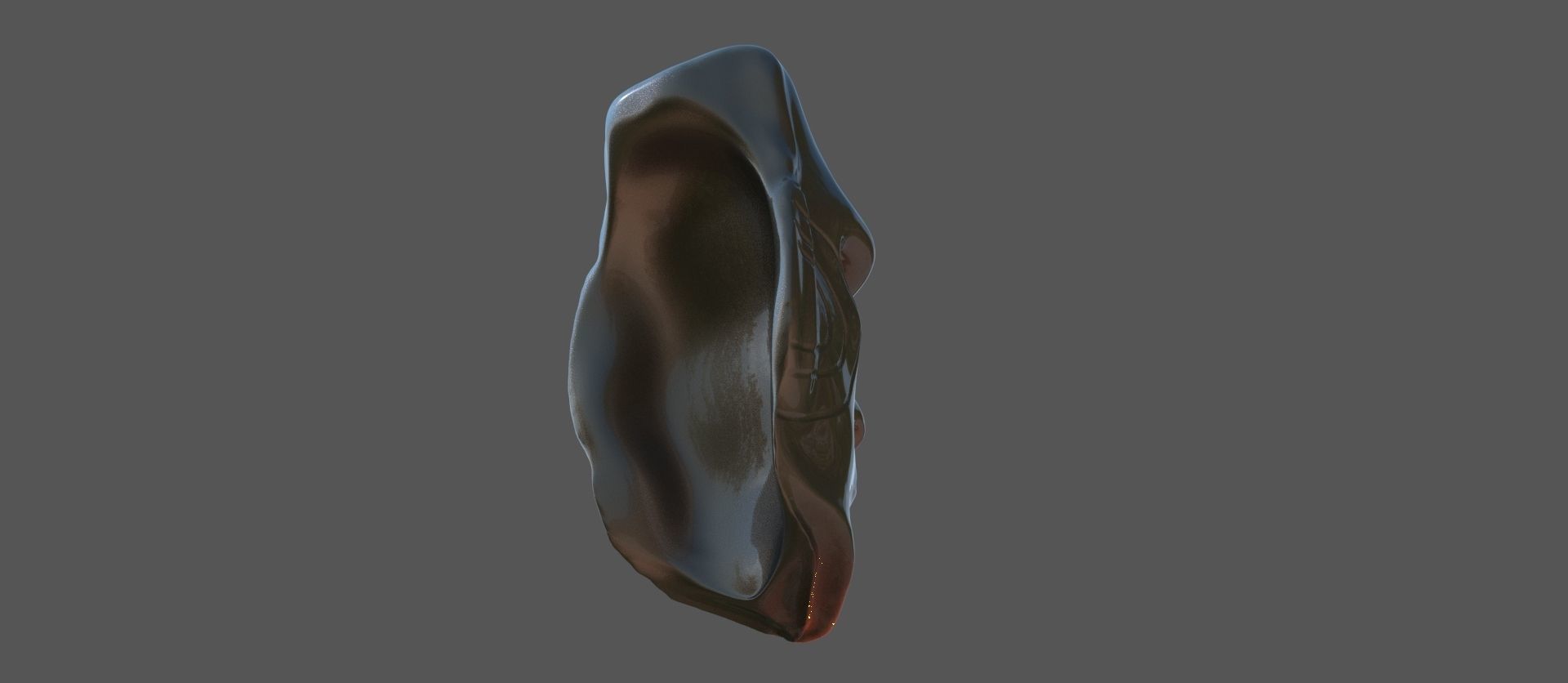 African mask 2  3D model_2