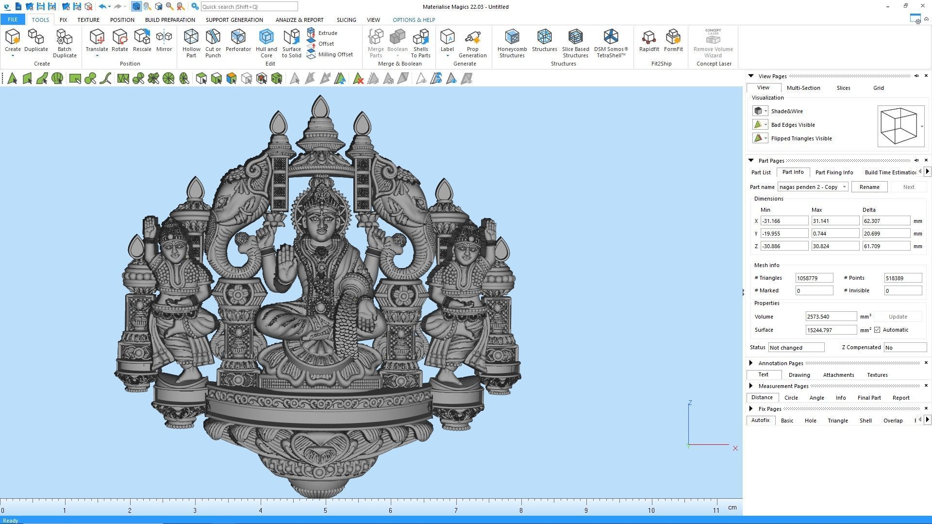 Laxmi nagas pendant-4 3D print model_8