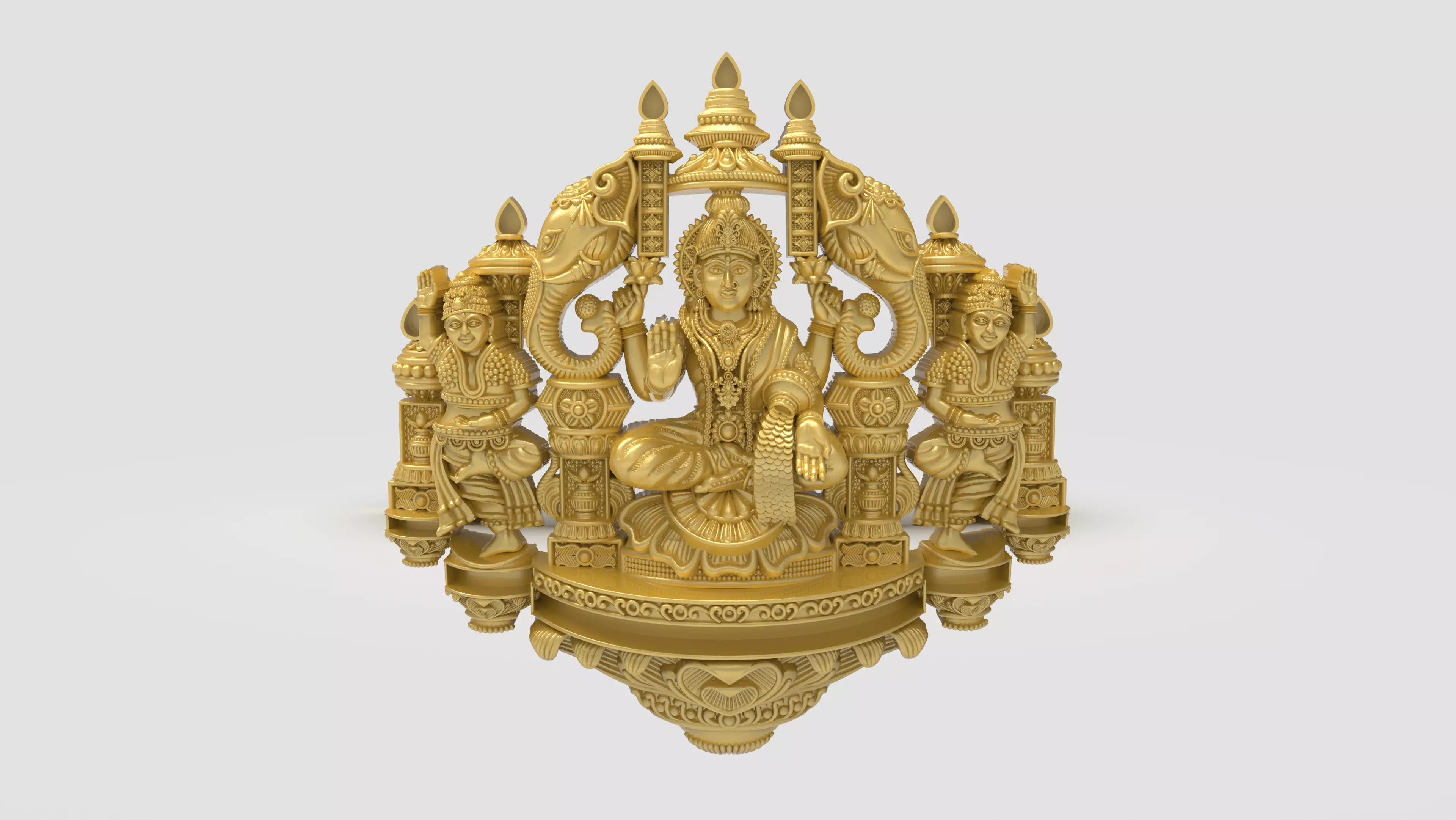 Laxmi nagas pendant-4 3D print model_0