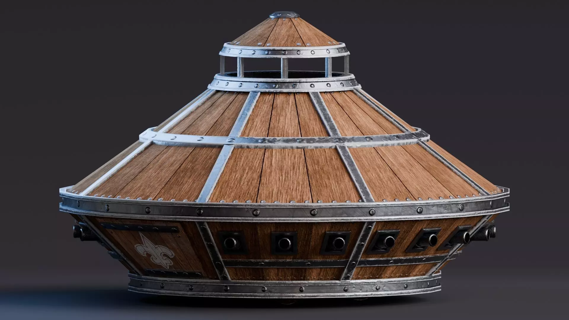 Da Vinci Inventions - Armoured Fighting Vehicle Low-poly 3D model