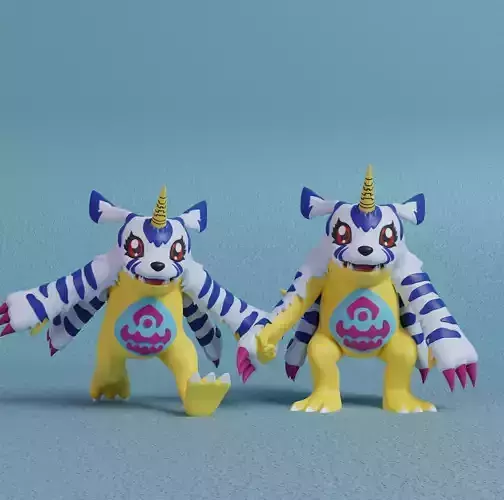 Digimon - Gabumon 3D print model