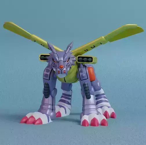 Digimon - MetalGarurumon 3D print model