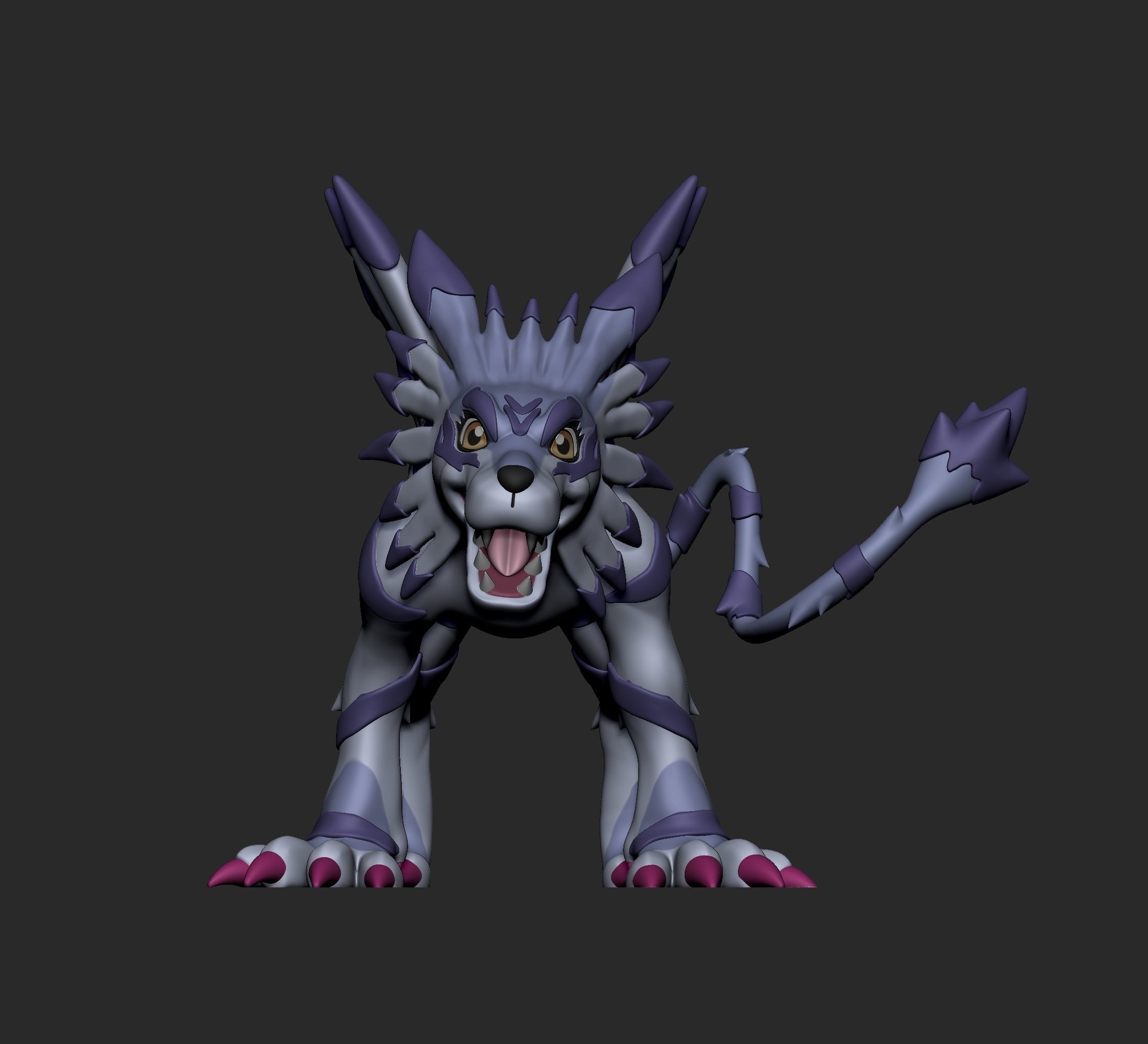 Digimon - Gabumon Evolution Line 3D print model_8
