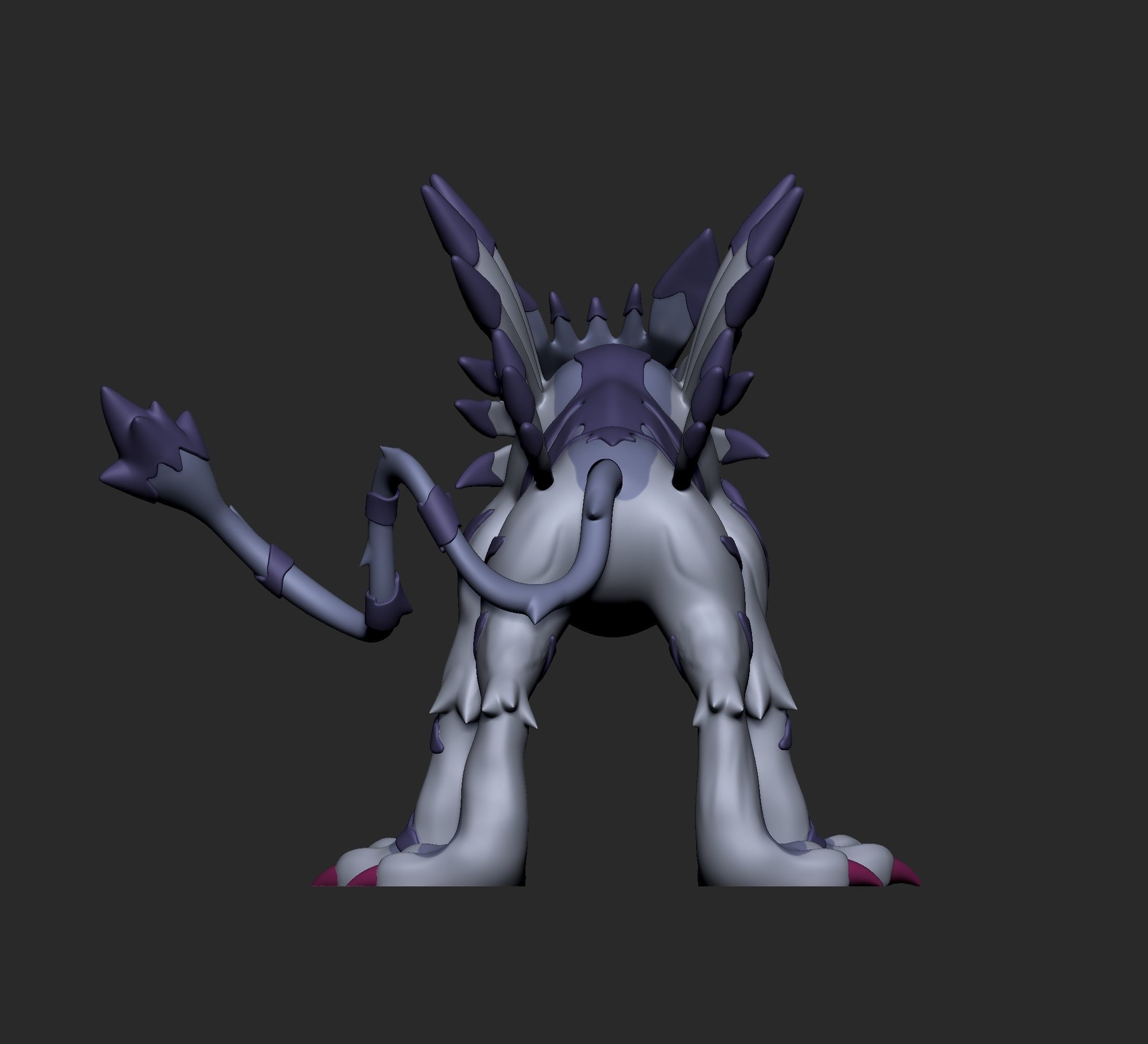 Digimon - Gabumon Evolution Line 3D print model_10