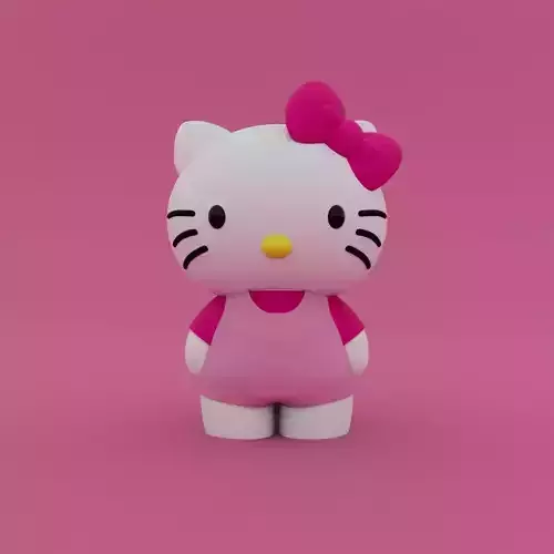 Hello Kitty - Sanrio 3D print model