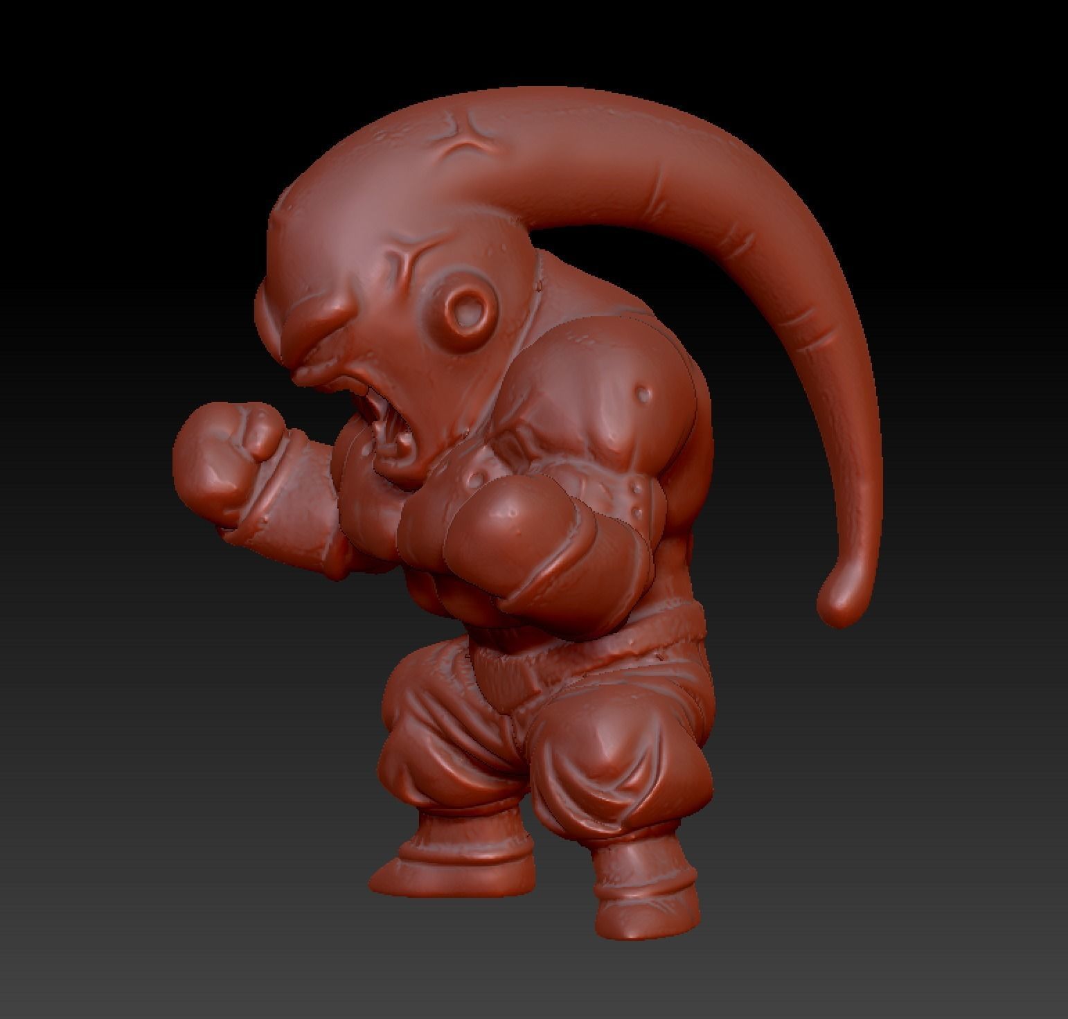 The Captivating Majin Buu Redemption in Dragon Ball 3D print model_1