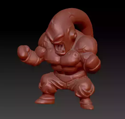 The Captivating Majin Buu Redemption in Dragon Ball 3D print model