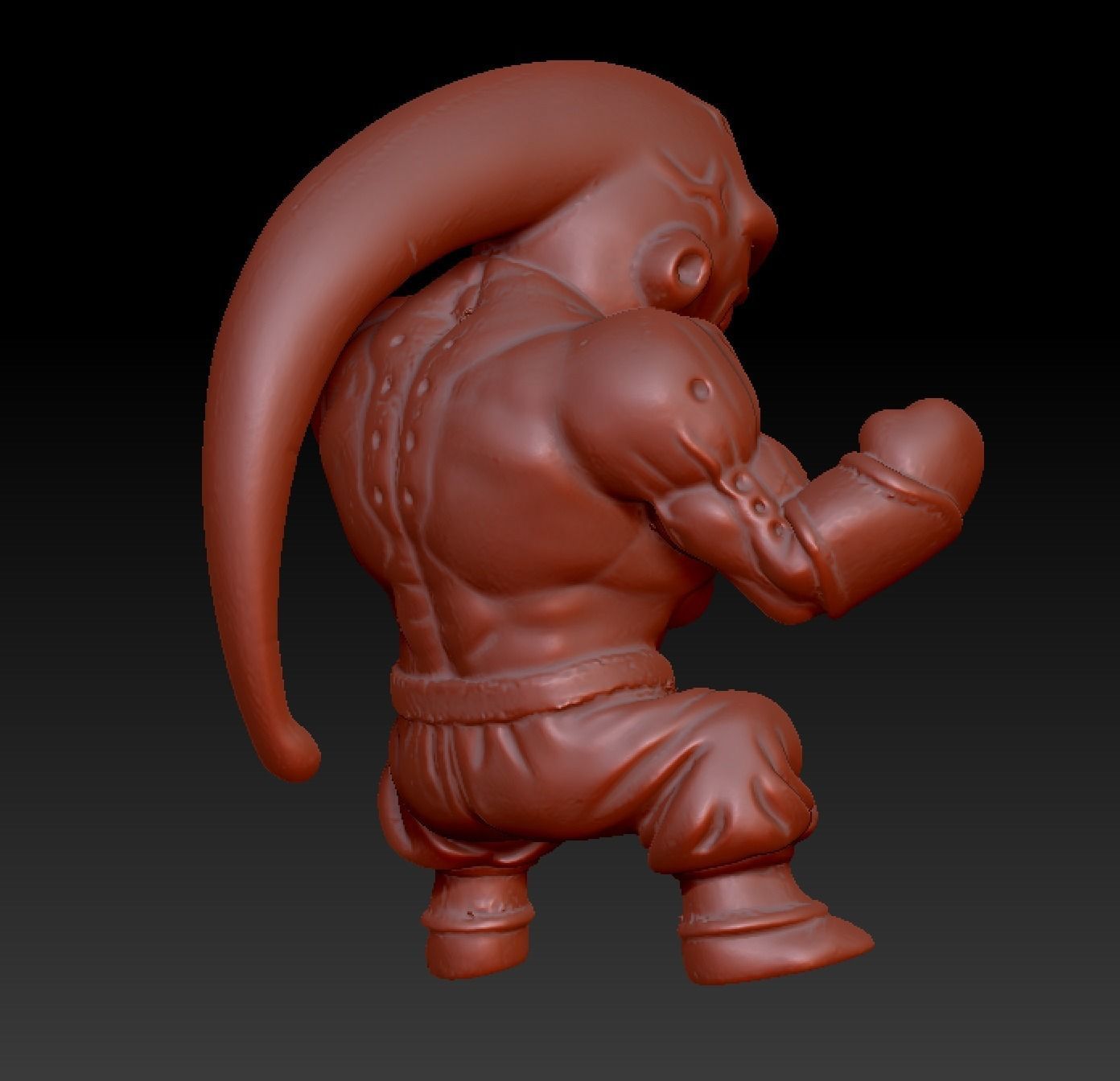 The Captivating Majin Buu Redemption in Dragon Ball 3D print model_4