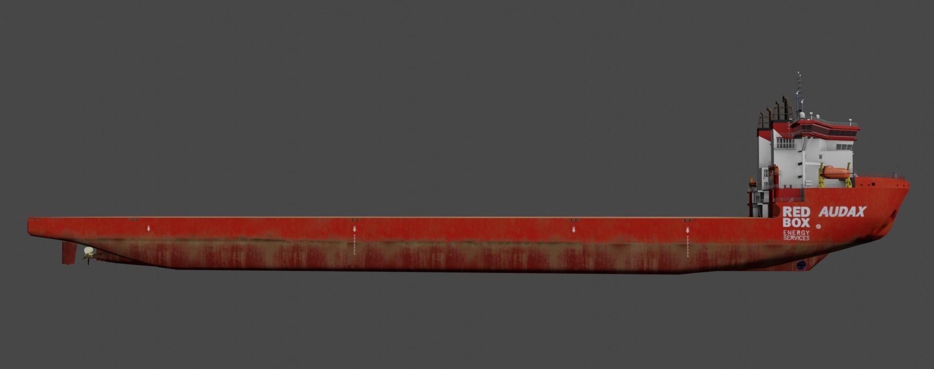 Heavy Load Carrier Audax Low-poly 3D model_10