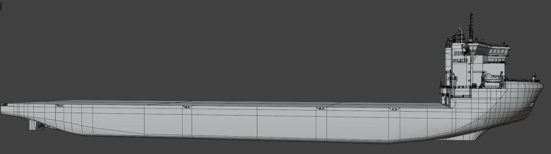 Heavy Load Carrier Audax Low-poly 3D model_5