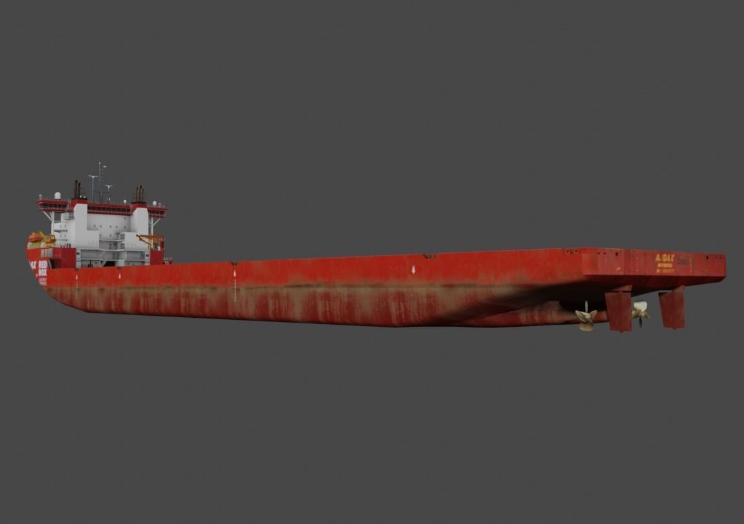 Heavy Load Carrier Audax Low-poly 3D model_15