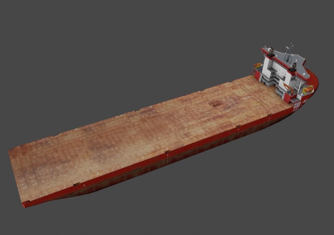 Heavy Load Carrier Audax Low-poly 3D model_12