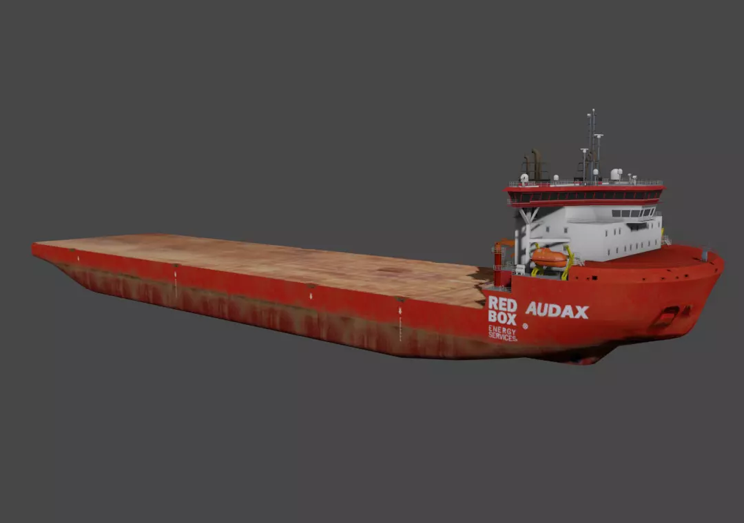 Heavy Load Carrier Audax Low-poly 3D model_0