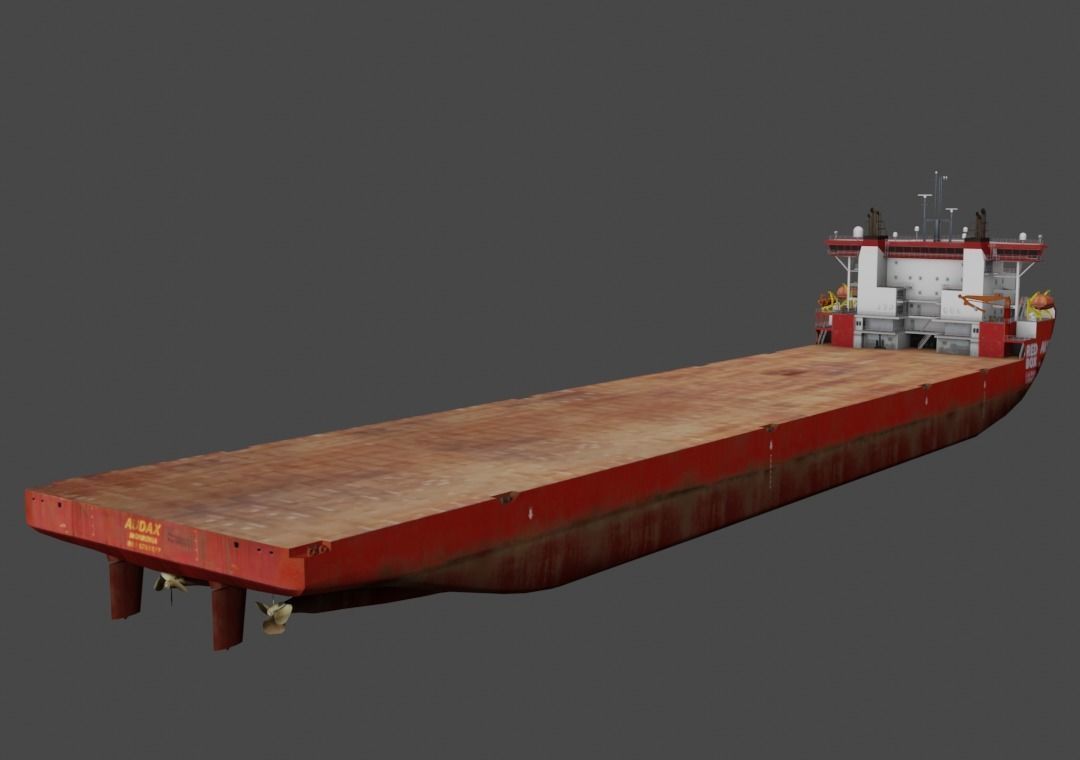 Heavy Load Carrier Audax Low-poly 3D model_11