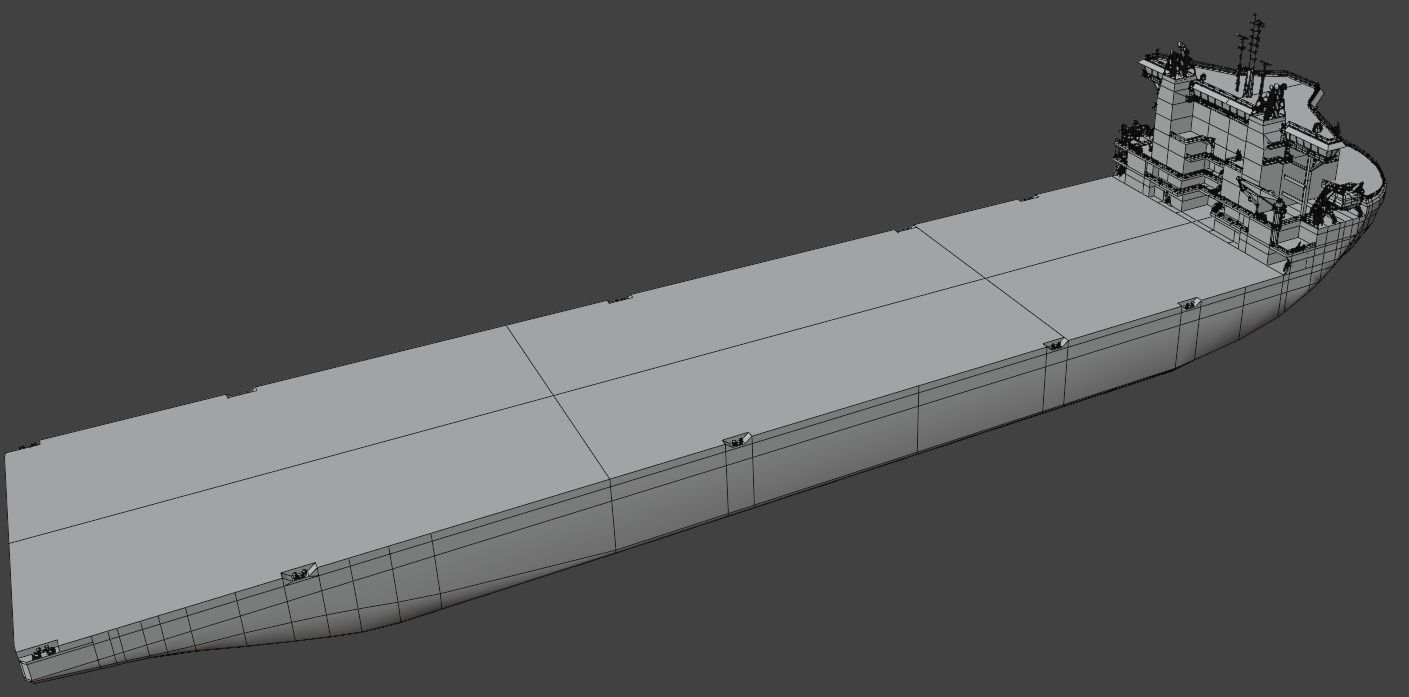 Heavy Load Carrier Audax Low-poly 3D model_7