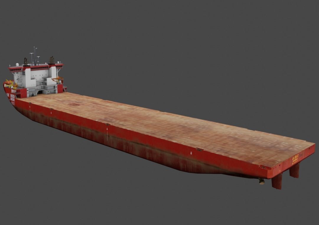 Heavy Load Carrier Audax Low-poly 3D model_14