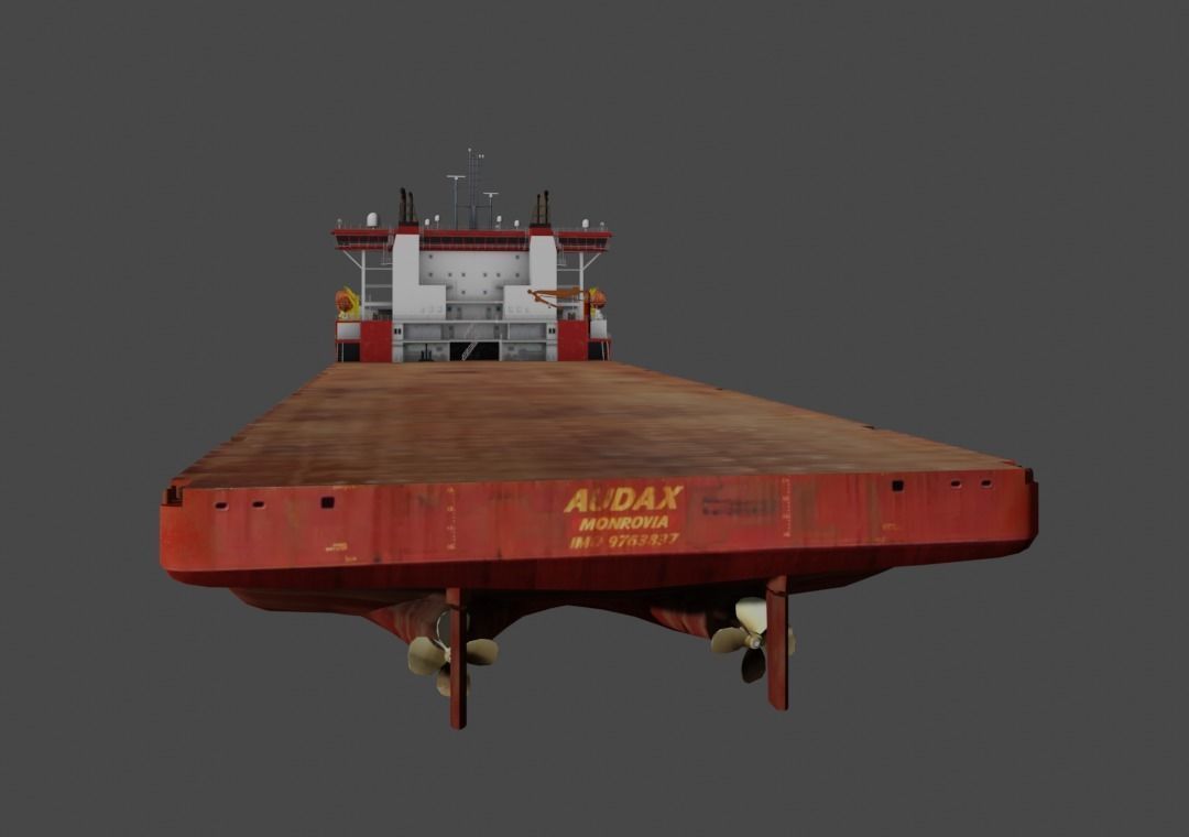 Heavy Load Carrier Audax Low-poly 3D model_16