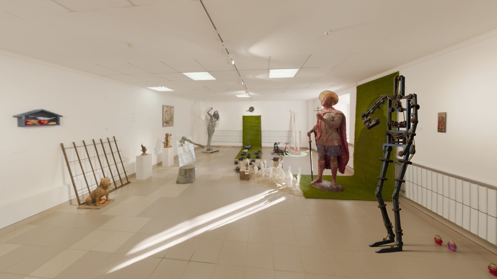 Da Vinci Inventions - Leonardo Robot Low-poly 3D model_16