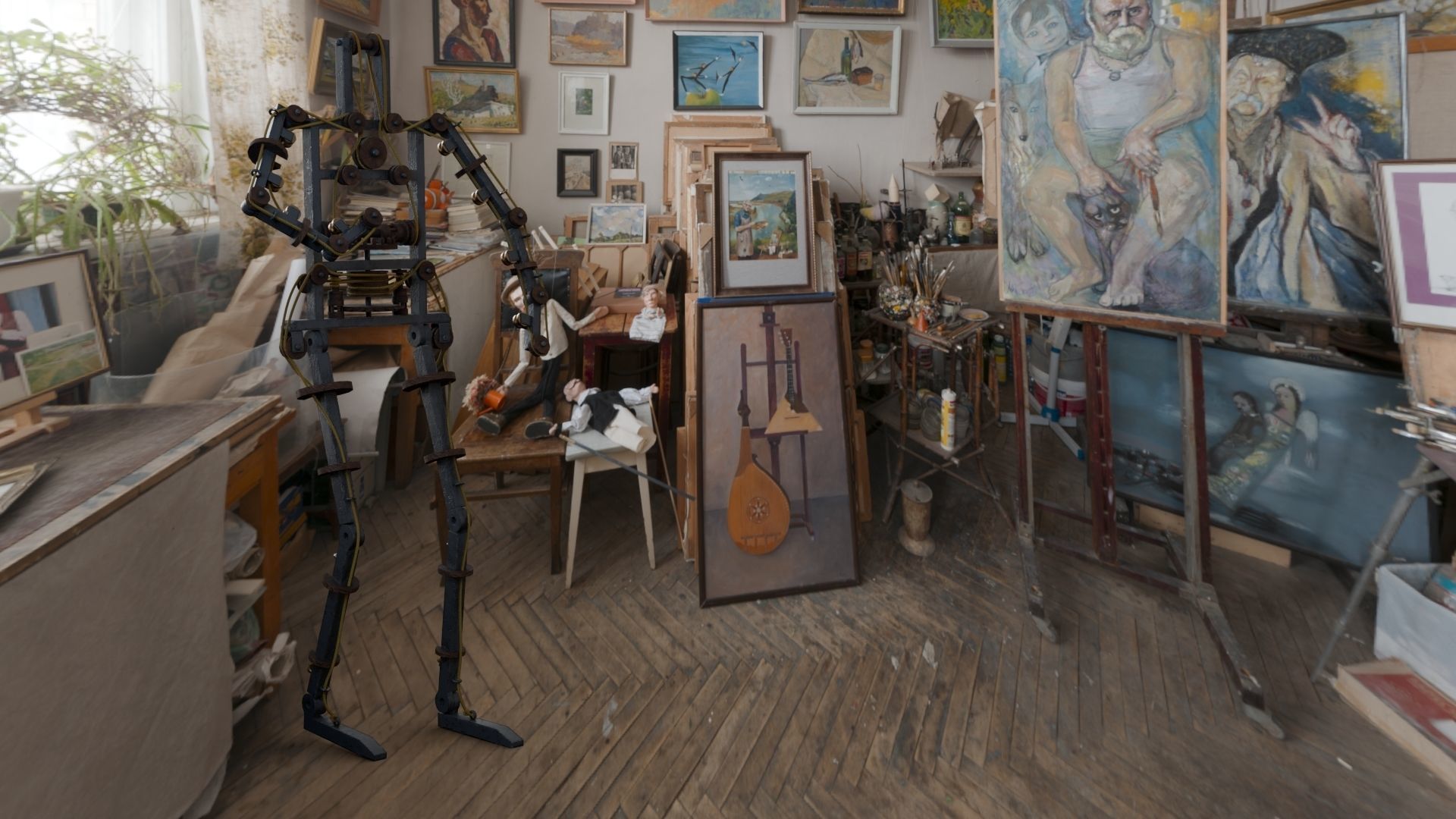 Da Vinci Inventions - Leonardo Robot Low-poly 3D model_3