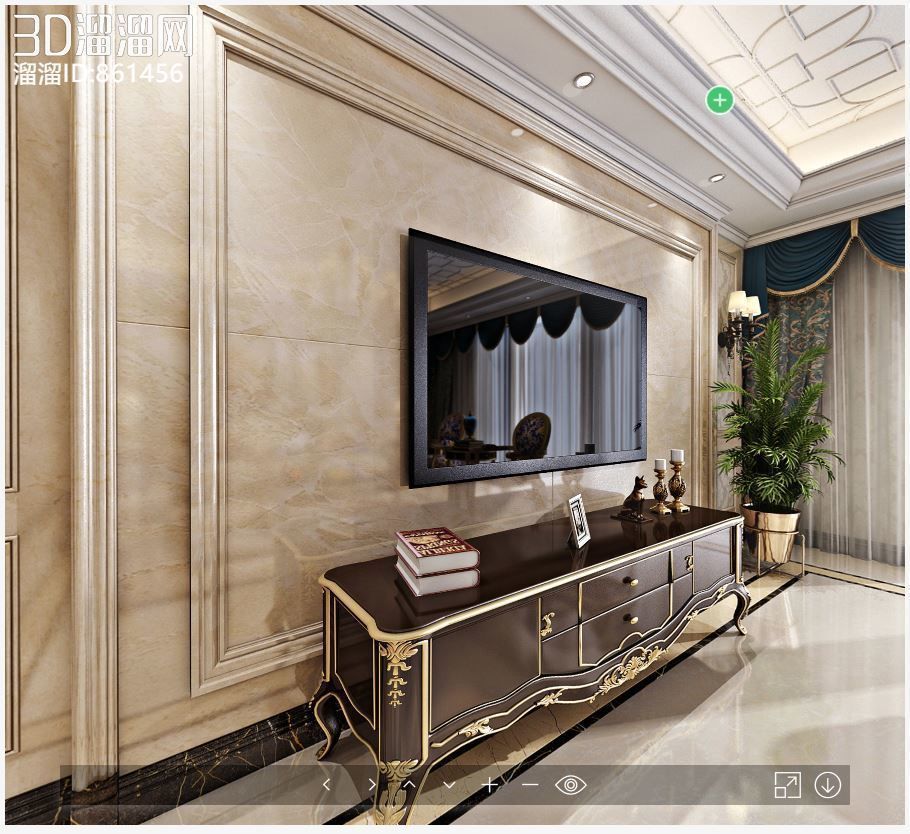 Photorealistic Interior Bedroom Scene In File 3D model 3D model_2