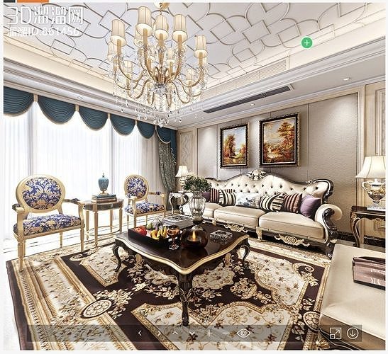Photorealistic Interior Bedroom Scene In File 3D model 3D model