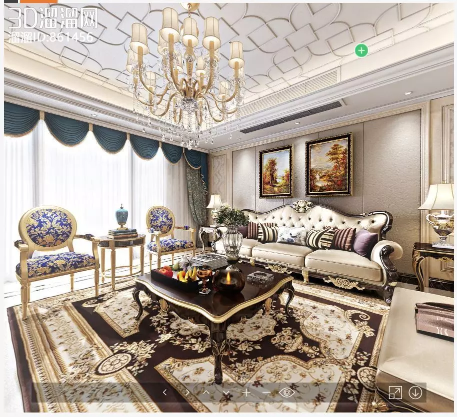 Photorealistic Interior Bedroom Scene In File 3D model 3D model_0