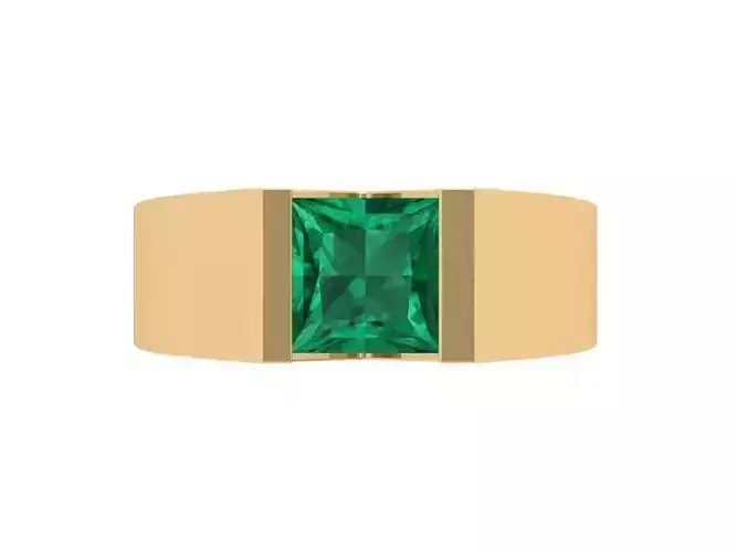 Solitaire Princess Ring