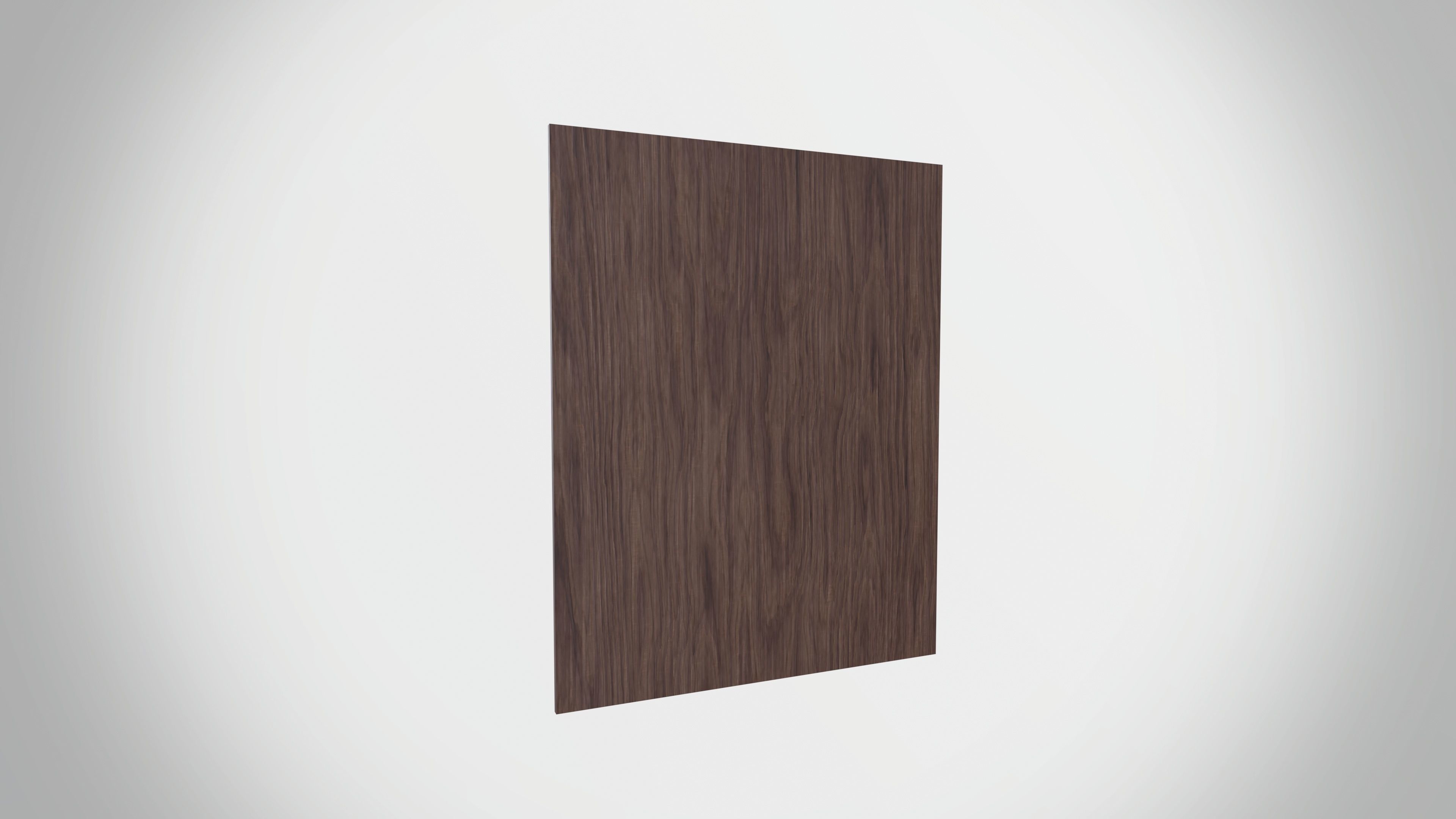 Wooden Door Low-poly 3D model_4