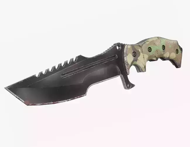 Tactical Combat Knife V4 Low-poly 3D model Tactical Combat Knife V4 Low-poly 3D model