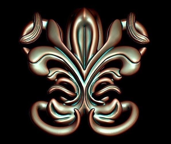 Designer Ornament Style Pendant 3D print model