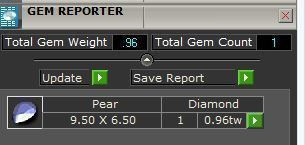 Pear Solitaire Ring 3D print model_9