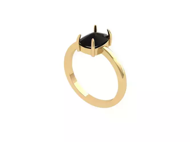 Cushion Solitaire Ring