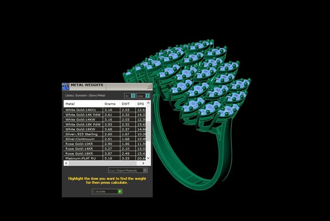 WEDDING RING LUXURY  3D print model_9