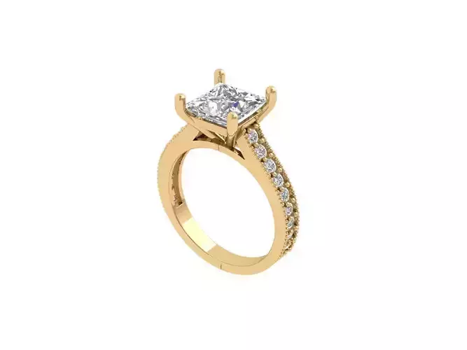 Princess Art Deco Ring