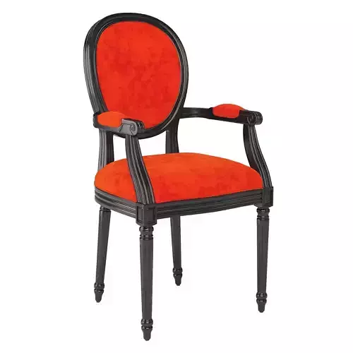 Dining chair French style-20 3D model