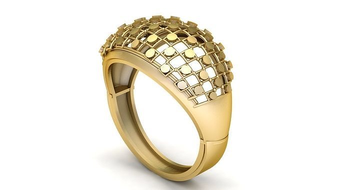 Filigree Wedding Ring 3d Printable Model 3D print model