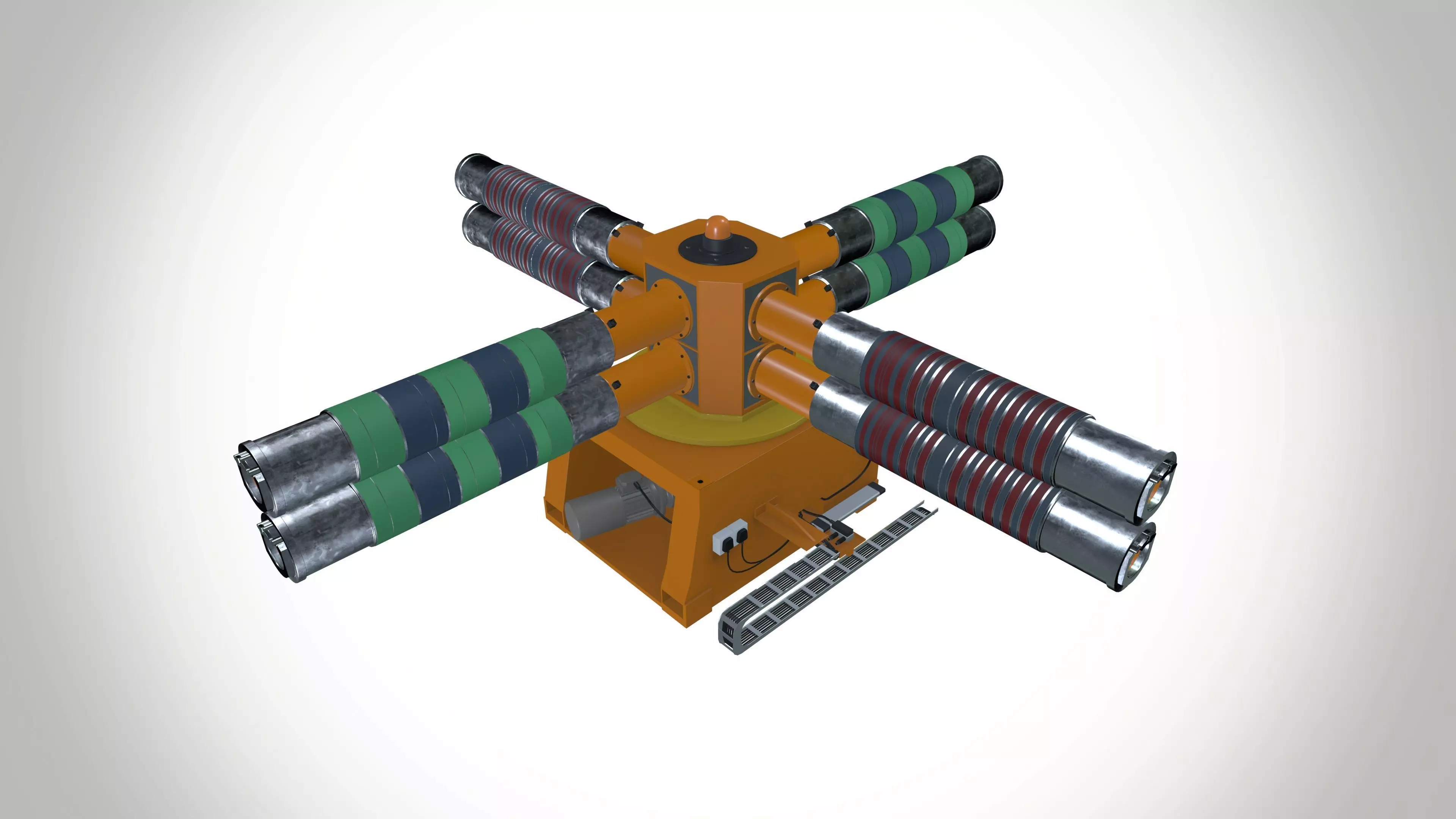 Blade change machine 3D model_0