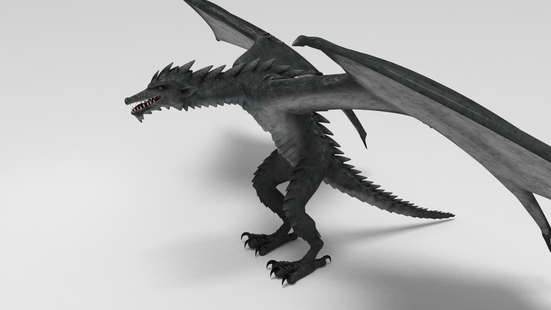 Dragon 01 3D model_4